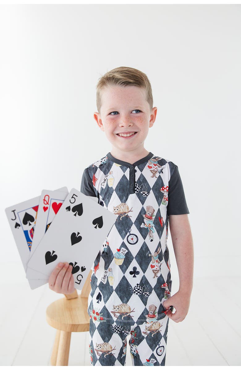 Charlie Lou Baby<sup>®</sup> Alice in Wonderland Pajama Set, Alternate, color, Grey