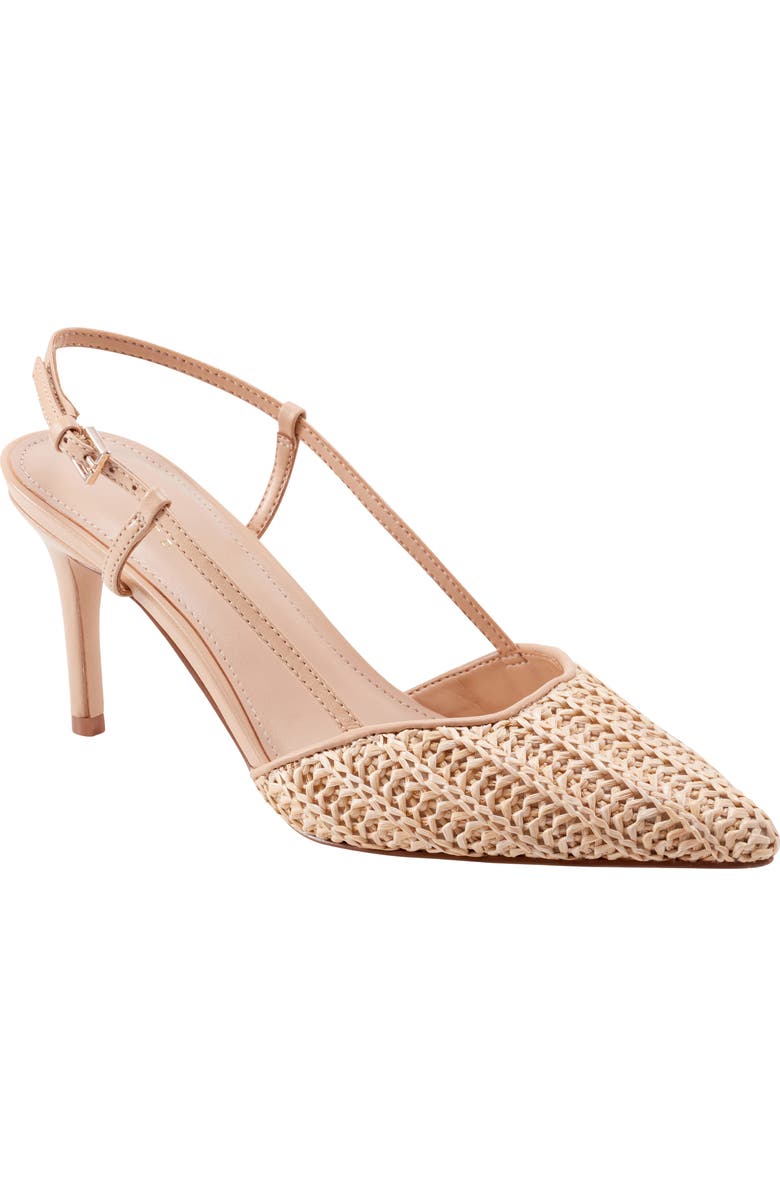 Marc Fisher LTD Flory Pointed Toe Pump, Main, color, Light Natural