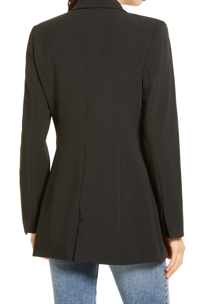 Vent Back Exec Blazer, Alternate, color, BLACK