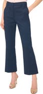 Halogen® Tailored High Waist Crop Flare Leg Pants