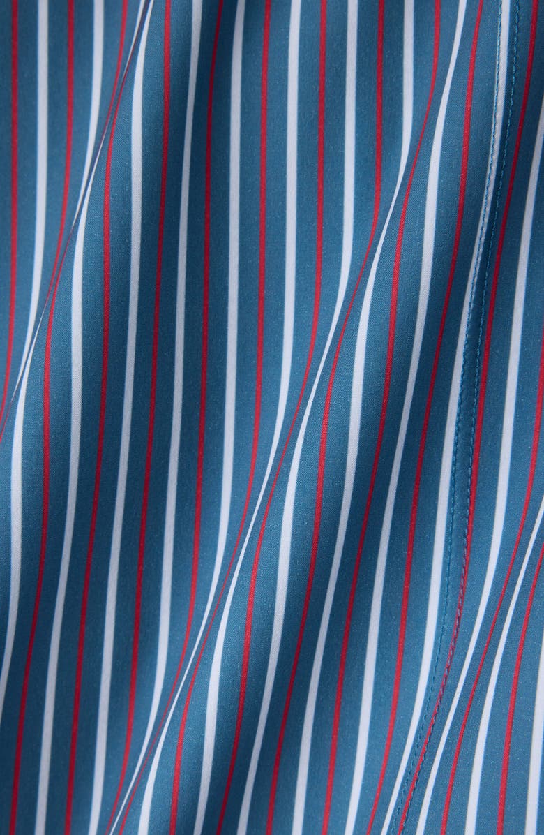 Rhone R&R 7.5-Inch Swim Trunks, Alternate, color, Ash Blue/White/Cabana Red