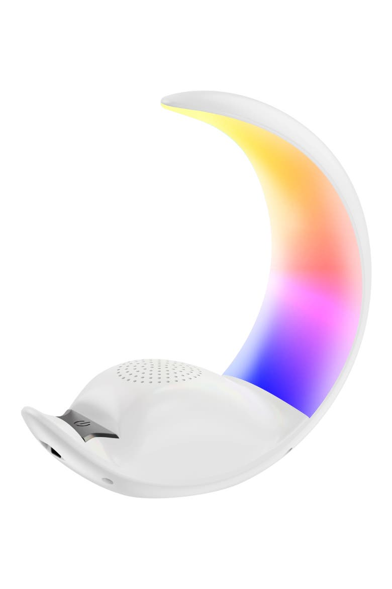 Moon Bluetooth Speaker, Main, color, WHITE
