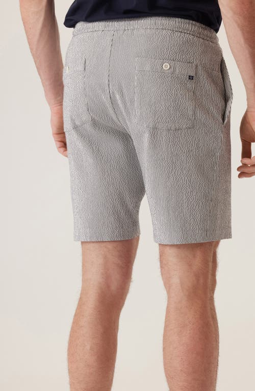 Deke Infinity 360 Supernatural Seersucker Bermuda Shorts In Gray
