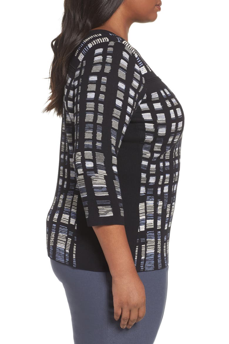 Crystal Cove Sweater, Alternate, color, BLACK MULTI