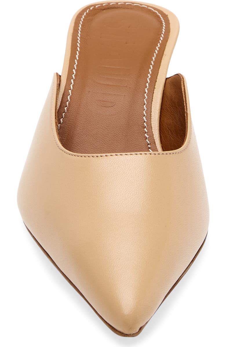 STAUD Sebastian Kitten Heel Mule, Alternate, color, Porcini