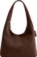 COACH Pillow Brooklyn 34 Suede Shoulder Bag