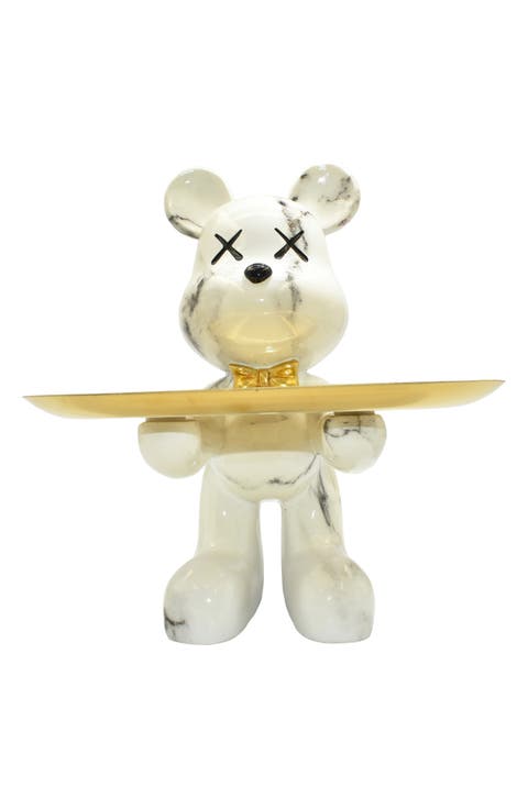 Butler Mouse with Tray Sculpture