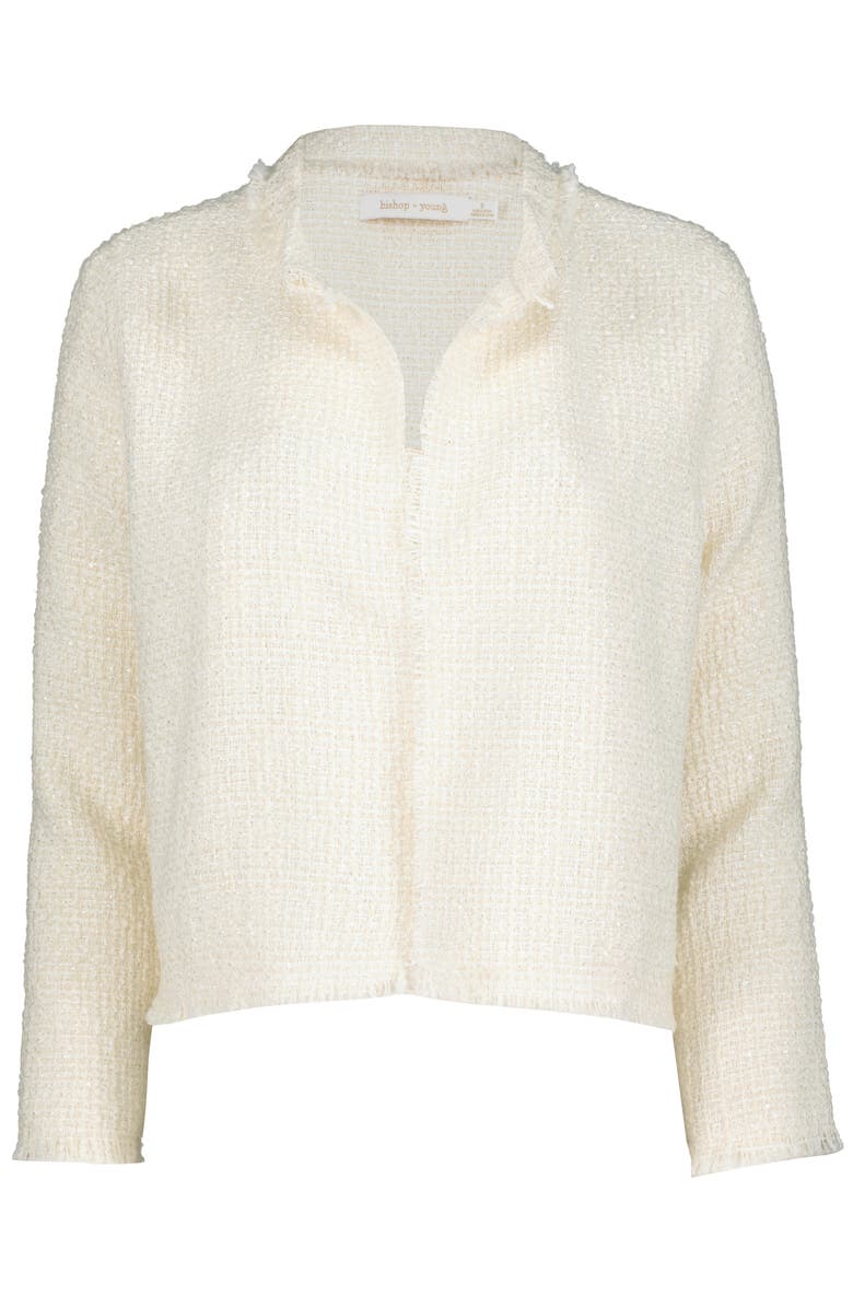 Bishop + Young Jordan Tweed Jacket, Alternate, color, Ivory