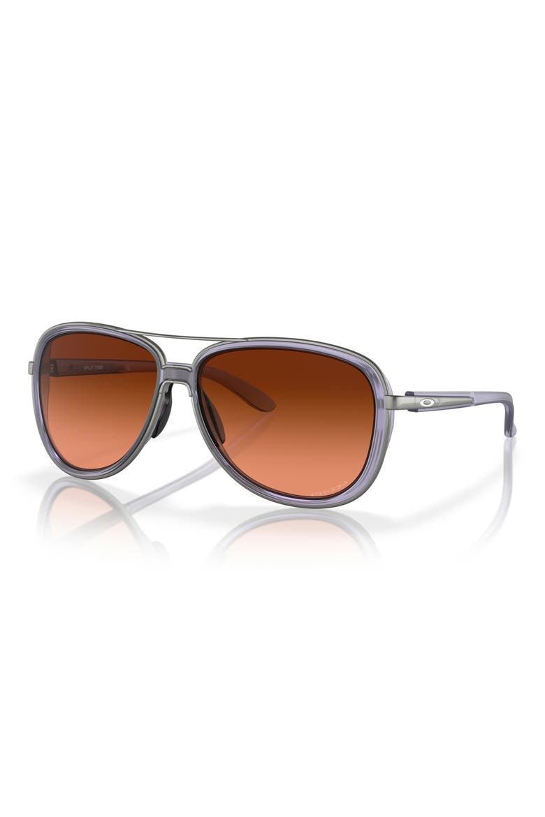 Split Time 58mm Prizm™ Pilot Sunglasses, Alternate, color, LILAC