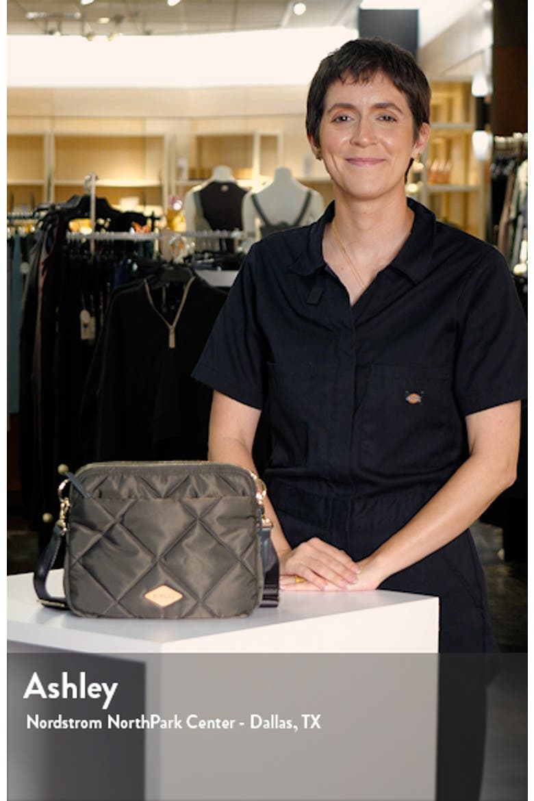 Madison Quilted Nylon Crossbody Bag video