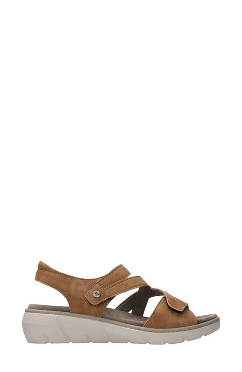 Wolky Ikaria Wedge Sandal In Tan Biocare