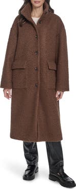 Levi's Bouclé Longline Cocoon Car Coat