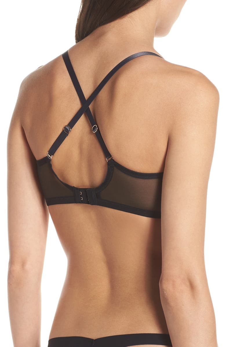 Skarlett Blue Uptown Convertible Underwire Demi Bra, Alternate, color,