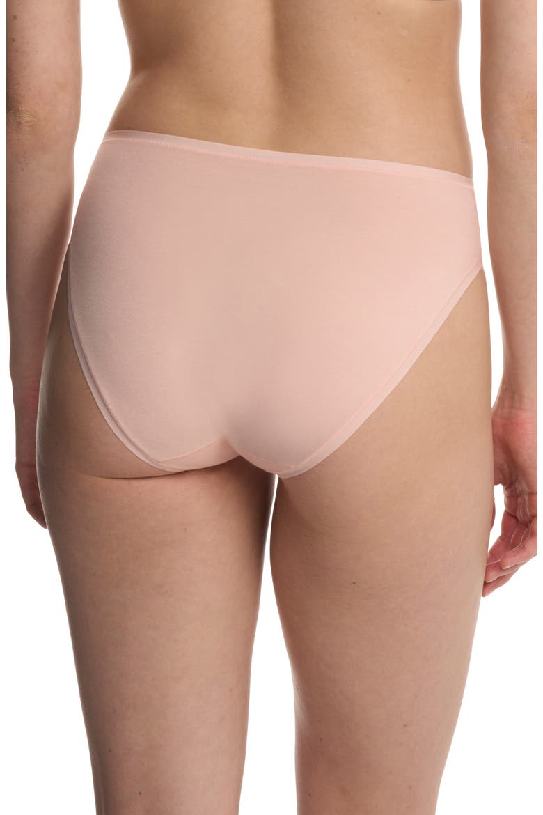 Bliss Bare Cotton High Cut Briefs, Alternate, color, PEACH WHIP