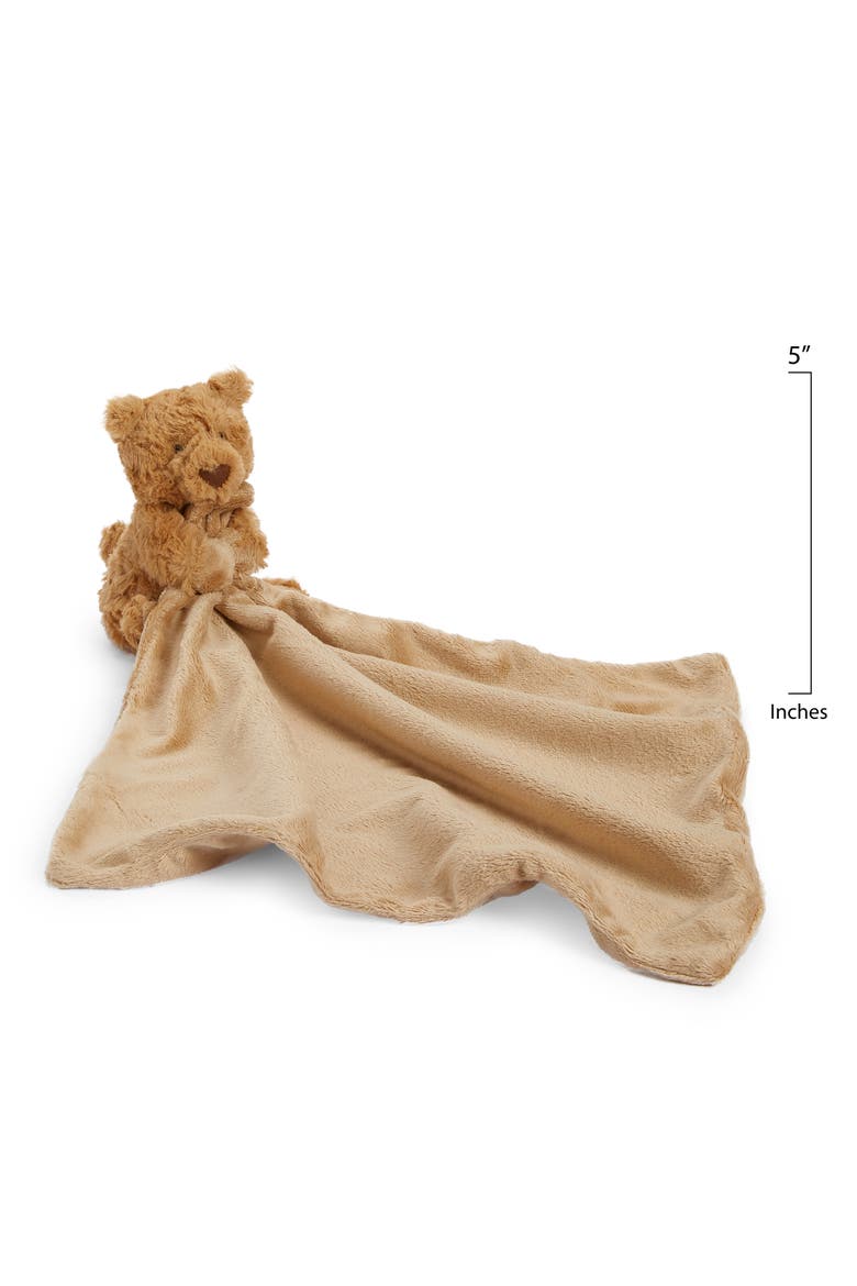 Bartholomew Bear Soother Blanket, Alternate, color, BROWN