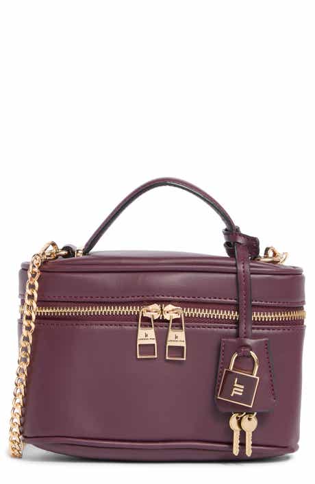 Faux Leather Vanity Bag