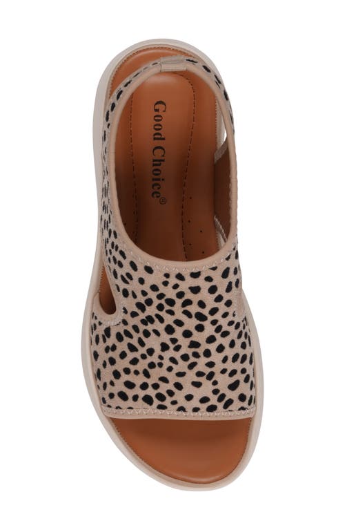 Gc Shoes Romy Stretch Sandal In Leopard