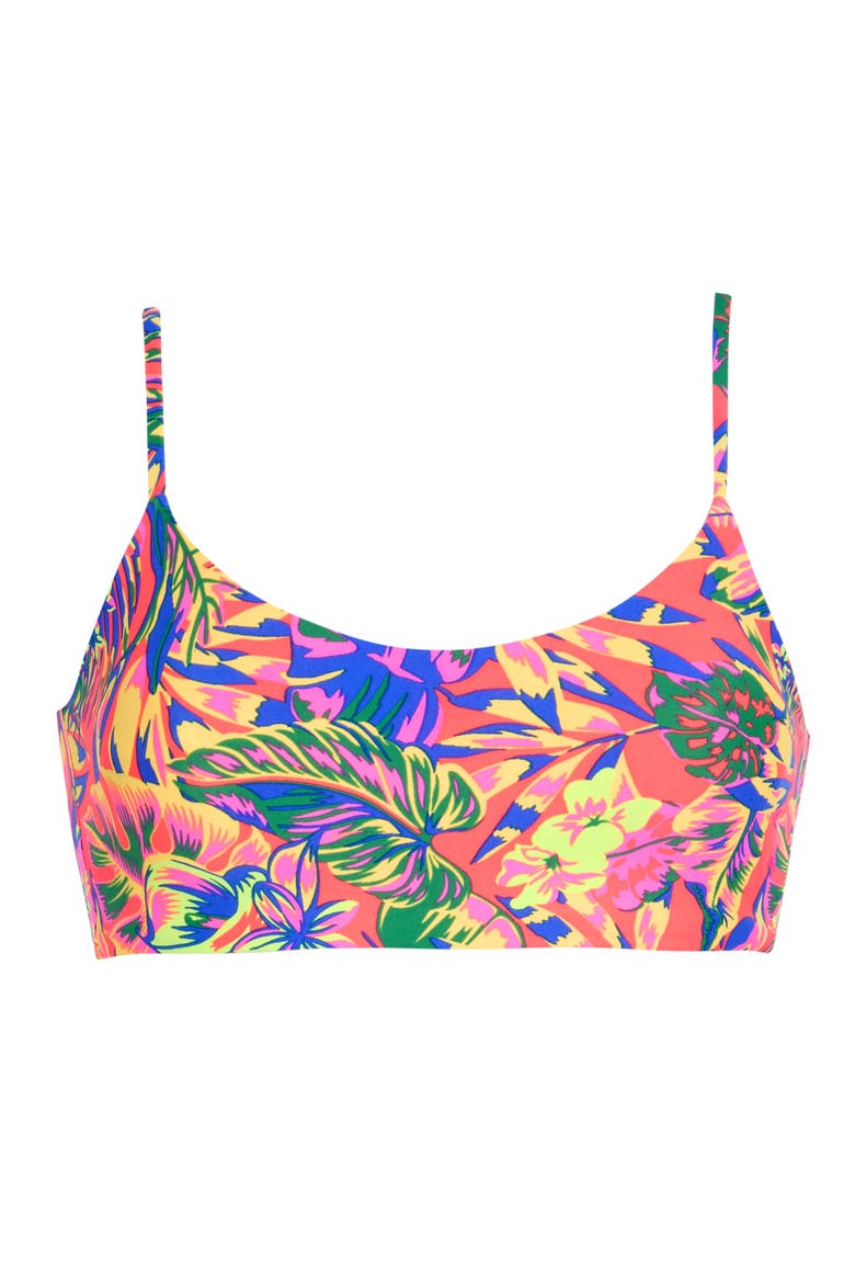 Ceci Reversible Bralette Bikini Top, Alternate, color, PINK