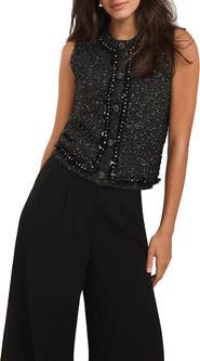 MINT VELVET Embellished Sleeveless Top