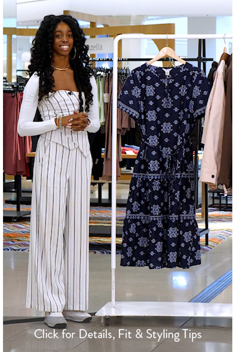Coastal Tiles Print Dress video