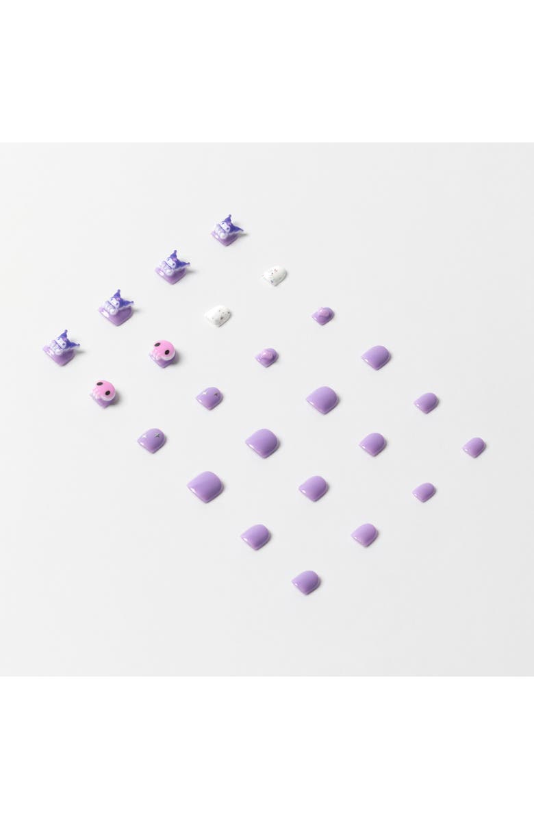 3H Nails Kuromi Kids Luxury Handmade Press-On Nails - 24-Piece Kit, Alternate, color, Kuromi