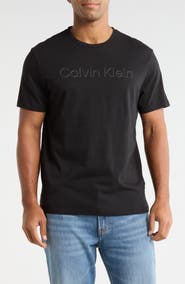 Calvin Klein Standard Logo Cotton Crewneck T-Shirt