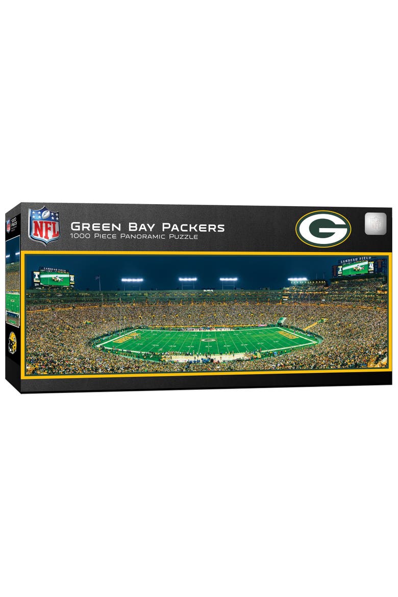 Green Bay Packers 1000pc Pano Puzzle, Main, color, Multicolor