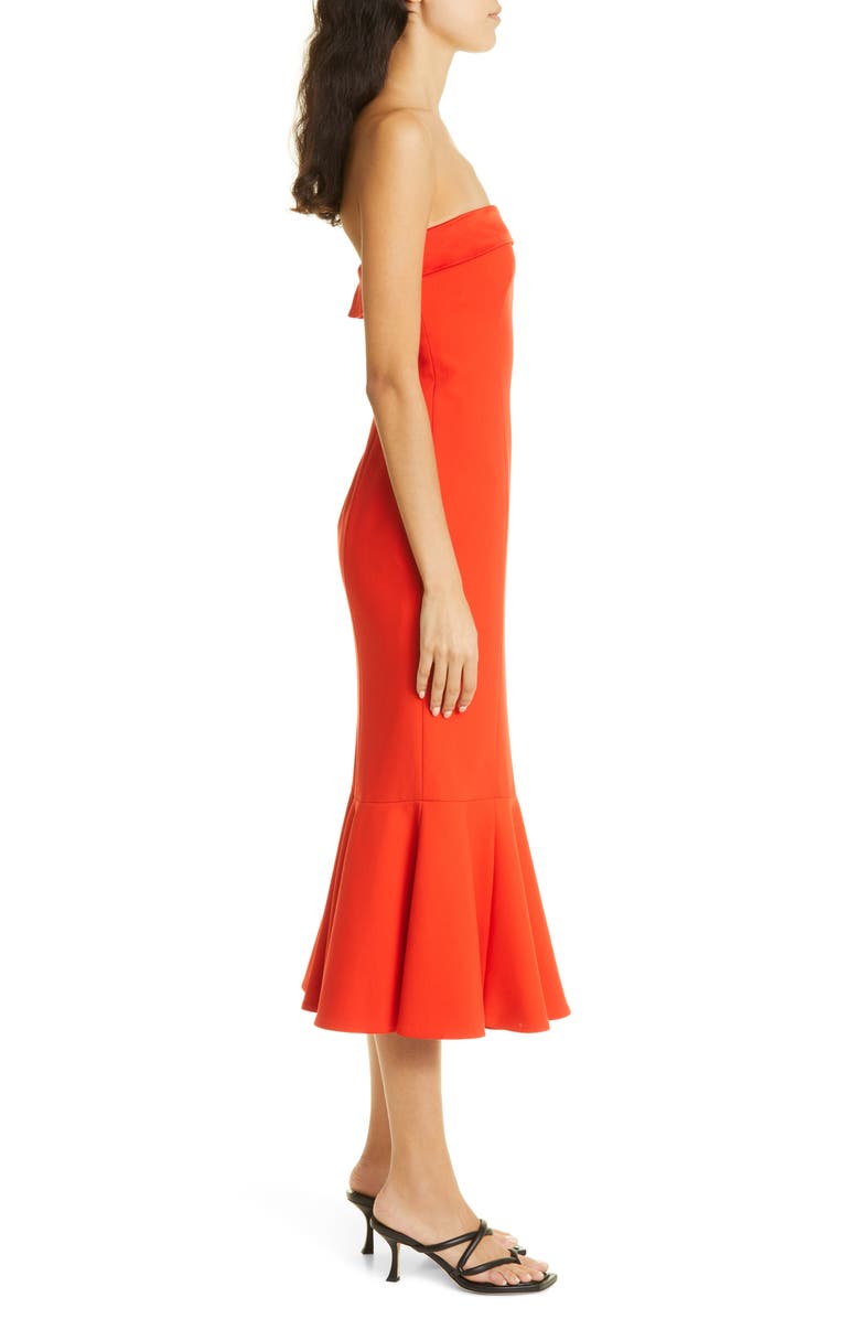 Cinq à Sept Mazz Strapless Trumpet Dress, Alternate, color, 