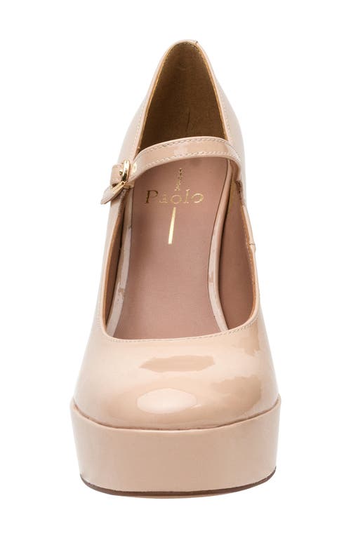 Linea Paolo Isadora Mary Jane Platform Pump In Blush Pink