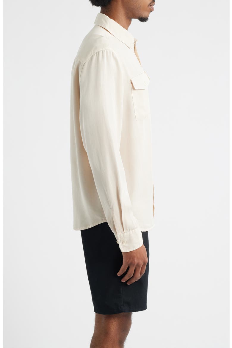 Cool Comfort Wayne Button-Up Shirt, Alternate, color, WHITECAP