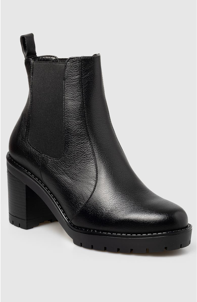 Manela Pera Chelsea Bootie, Main, color, Black