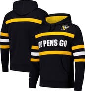 Mitchell & Ness Men's Mitchell & Ness Black Pittsburgh Penguins Head Coach Slogan Pullover Hoodie