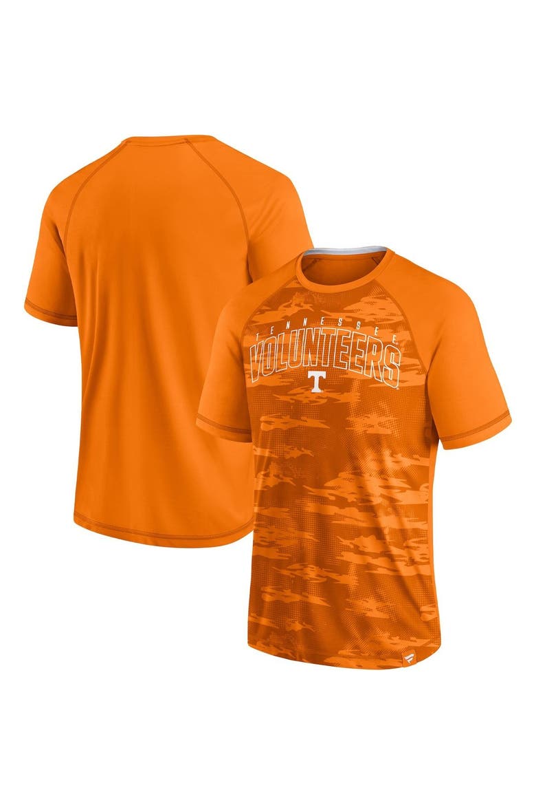 Men's Fanatics Branded Tennessee Orange Tennessee Volunteers Arch Outline Raglan T-Shirt, Main, color, Tennessee Orange