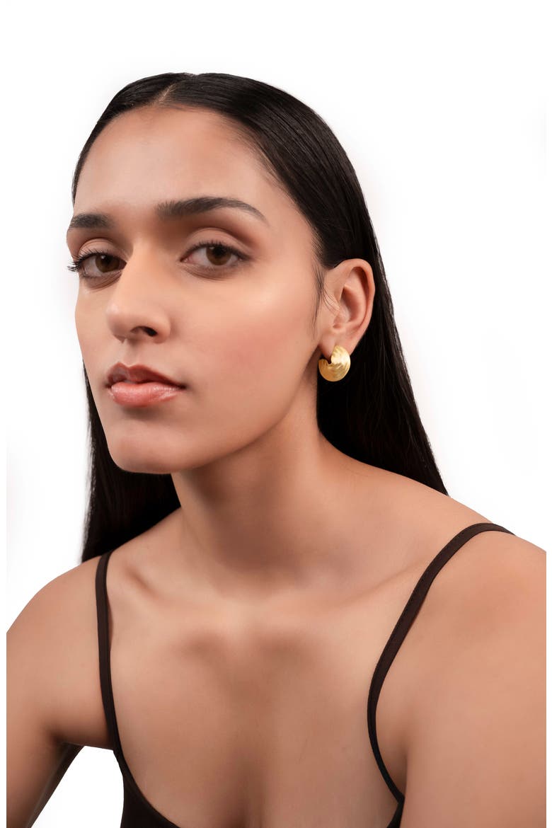 Soha Earrings, Alternate, color, GOLD