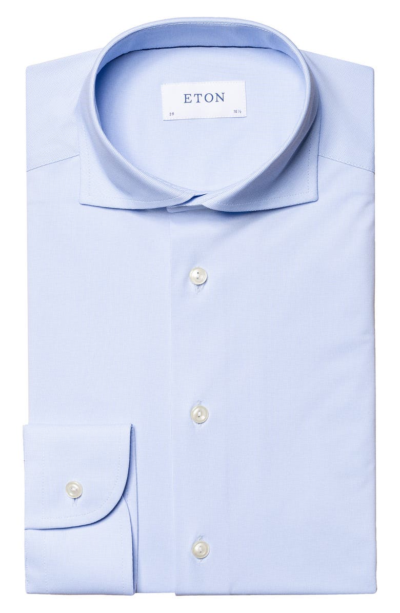 Eton Slim Fit Four Way Stretch Shirt, Alternate, color,