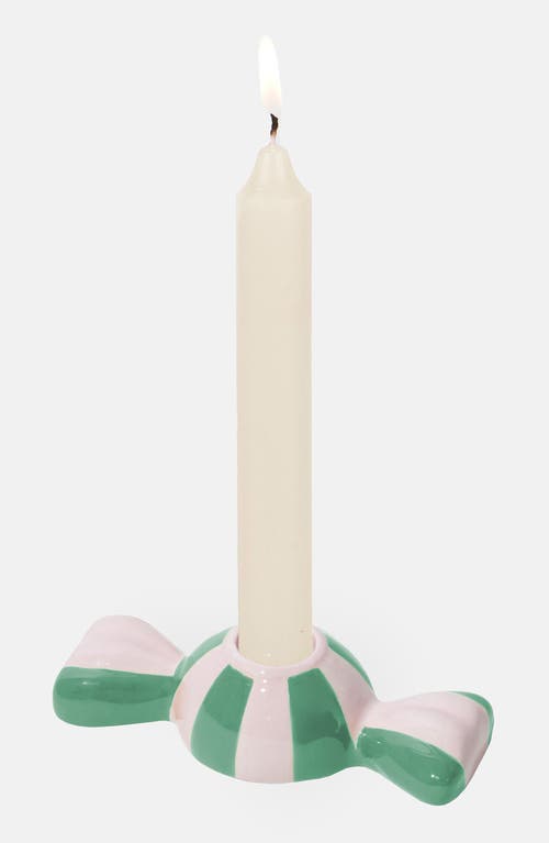 Doiy Funfair Candle Holder In Green