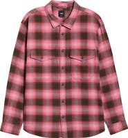 Vans Bixby Ombre Check Cotton Flannel Button-Up Shirt