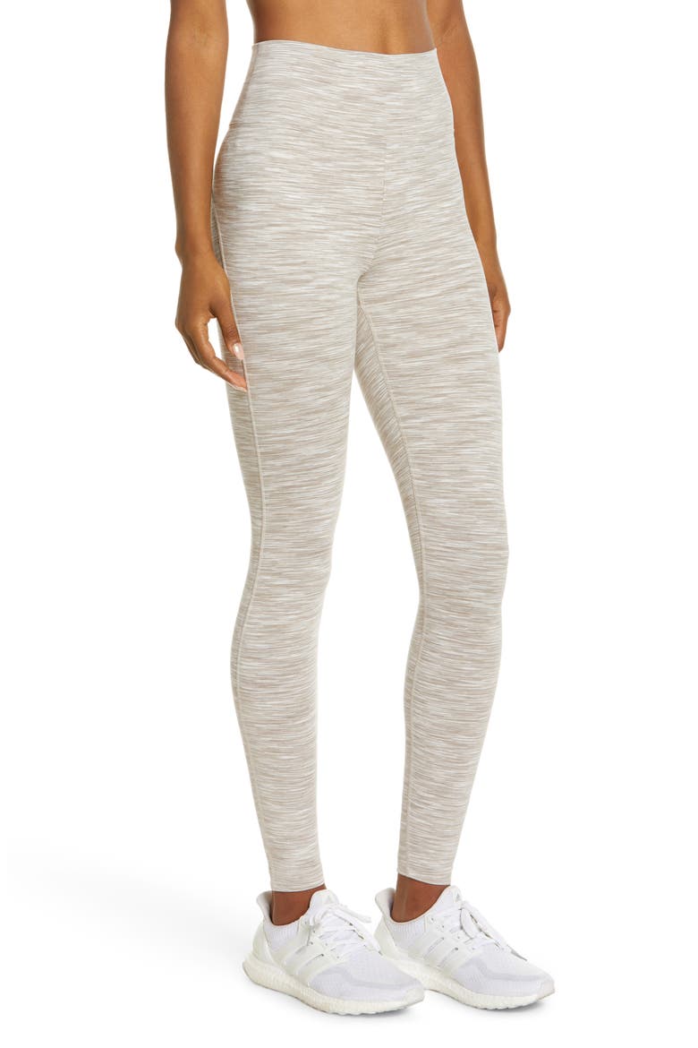 Flow High Waist 7/8 Leggings, Alternate, color, OATMEAL