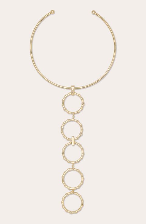 Chira Five Ring Choker Necklace