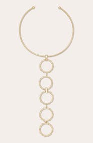 Ramy Brook Chira Five Ring Choker Necklace