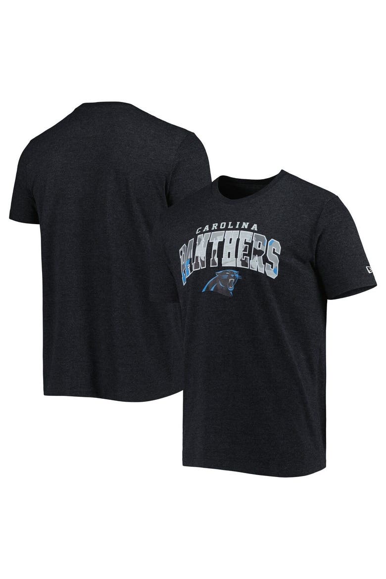 Men's New Era Heathered Black Carolina Panthers Training Collection T-Shirt, Main, color, Black