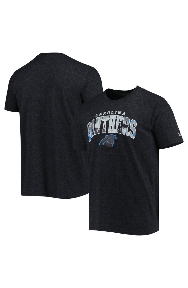 New Era Men's New Era Heathered Black Carolina Panthers Training Collection T-Shirt, Main, color, 