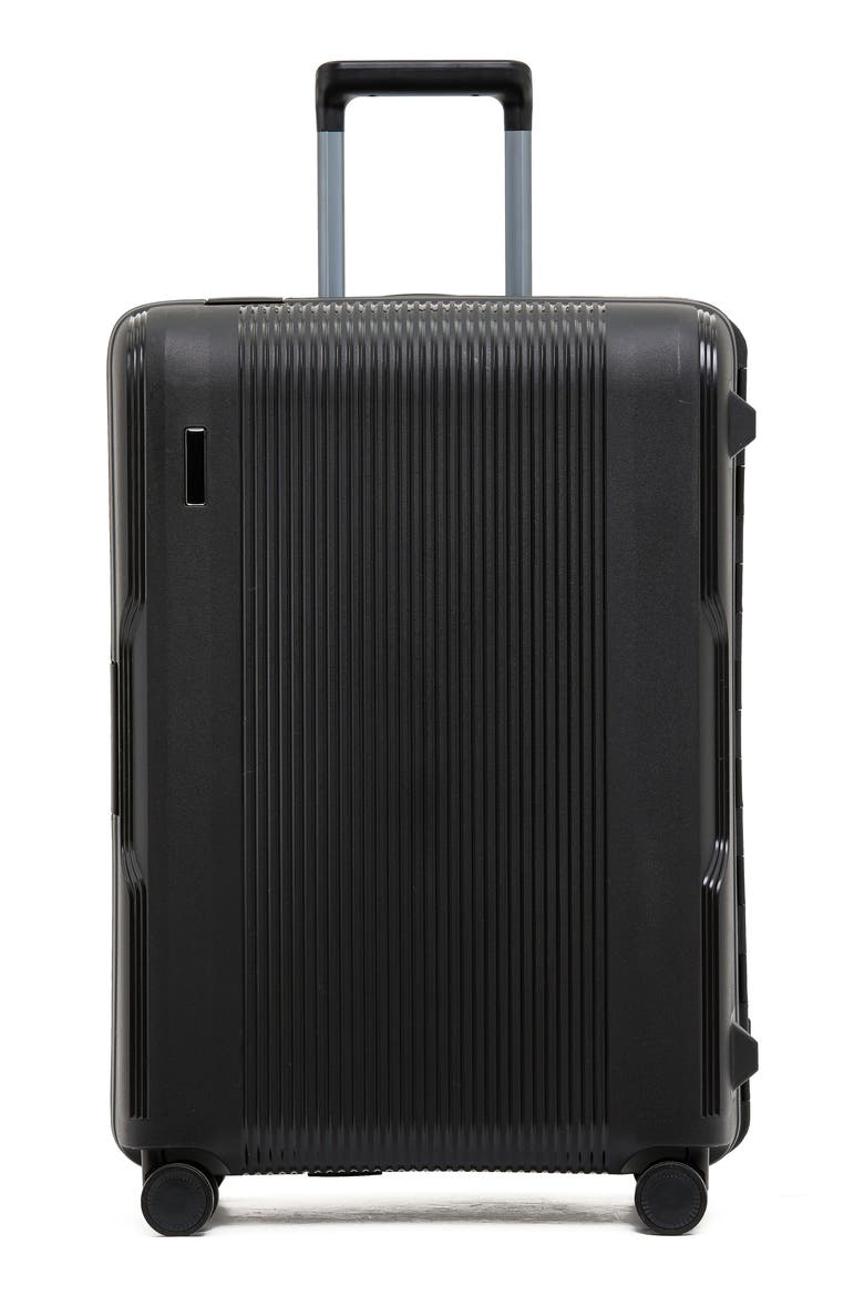 Fort Hardshell 26-Inch Clamped Luggage, Main, color, BLACK