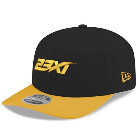 Men's New Era Black/Yellow 23XI Racing 9FIFTY Snapback Hat