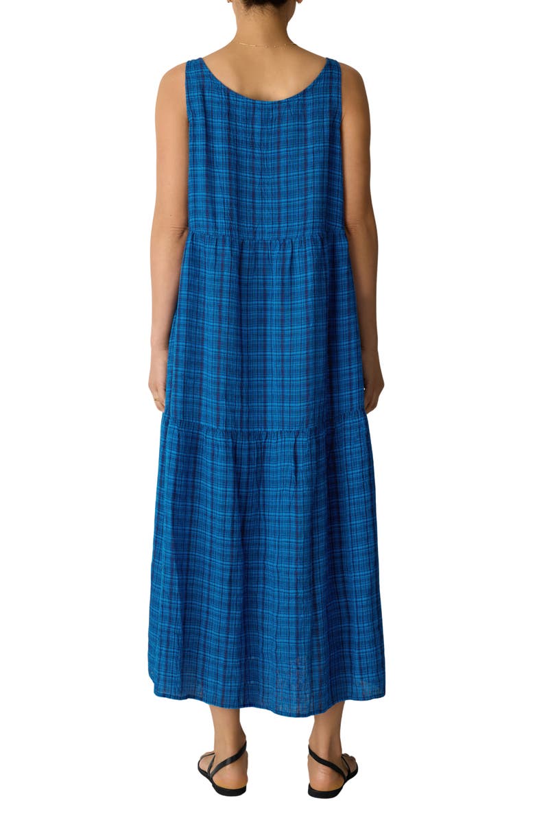 Eileen Fisher Sleeveless Scoop Neck Organic Cotton Dress, Alternate, color,