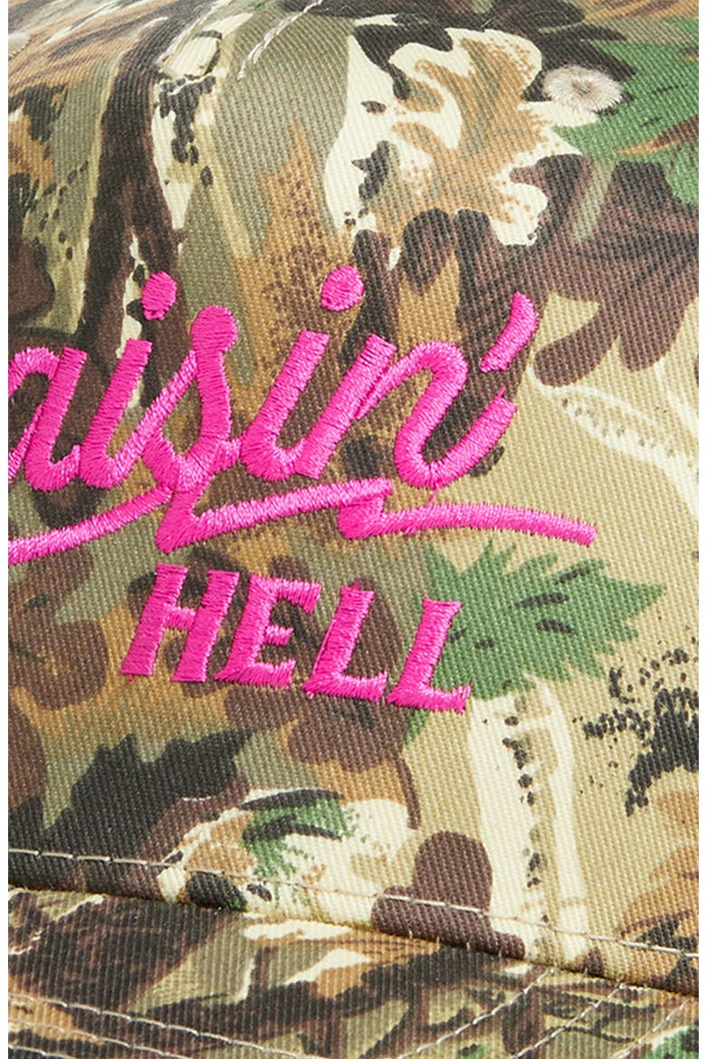 Raisin' Hell Baseball Hat, Alternate, color, CAMO