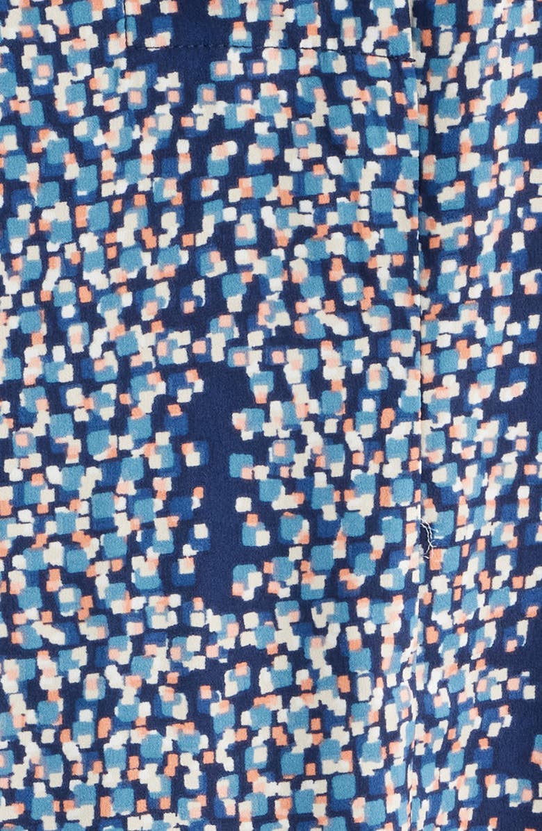 NIC+ZOE Devon Block Party Print Dress, Alternate, color, Indigo Multi