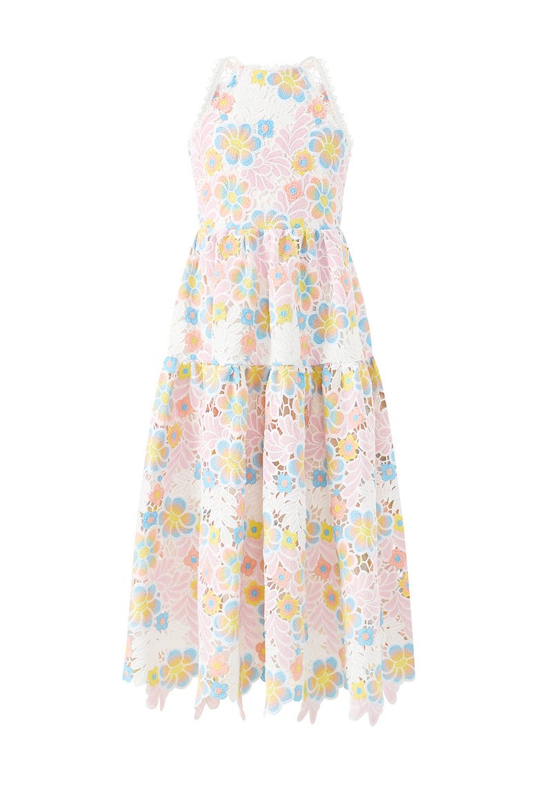 Diana Embroidered Maxi Dress, Main, color, Multi