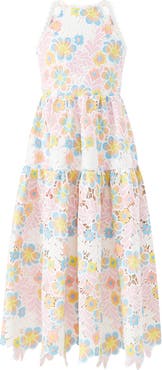 Marlo Kids Diana Embroidered Maxi Dress