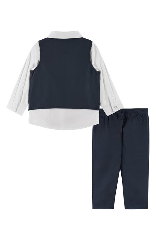 Andy & Evan Bowtie, Vest, Button-up Shirt & Pants Set In Blue